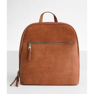 ANTIK Kraft Vintage Vegan Brown Leather Backpack 11” 5” 12”